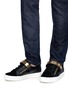 Figure View - Click To Enlarge - 73426 - 'Archer' calfskin leather sneakers