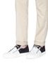 Figure View - Click To Enlarge - 73426 - 'Double' leather and suede sneakers
