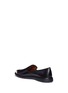 Detail View - Click To Enlarge - 73426 - 'Kevin' metallic toecap leather loafers