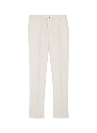 Main View - Click To Enlarge - INCOTEX - Linen-cotton chinos