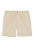 Main View - Click To Enlarge - INCOTEX - Linen-cotton Bermuda shorts