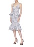 Figure View - Click To Enlarge - LEAL DACCARETT - 'Azucar' ruffle trim spot print dress