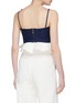 Back View - Click To Enlarge - LEAL DACCARETT - 'Anika' cutout bow tie peplum top
