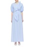 Main View - Click To Enlarge - LEAL DACCARETT - 'Hada' puff sleeve bow tie poplin dress