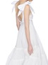Detail View - Click To Enlarge - LEAL DACCARETT - 'Esperanza' shoulder bow smocked tiered dress