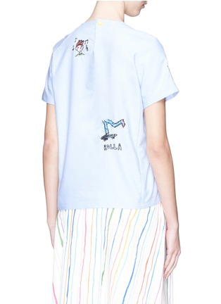 Back View - Click To Enlarge - MIRA MIKATI - 'Amusement Park' chainstitch top