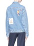 Back View - Click To Enlarge - MIRA MIKATI - 'Venice Beach' graphic patch denim jacket
