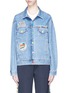Main View - Click To Enlarge - MIRA MIKATI - 'Venice Beach' graphic patch denim jacket