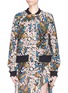Main View - Click To Enlarge - JONATHAN LIANG - Reversible floral embroidered bomber jacket