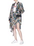 Figure View - Click To Enlarge - JONATHAN LIANG - Reversible floral embroidered bomber jacket