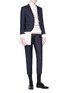 Figure View - Click To Enlarge - THOM BROWNE  - Colourblock stripe sweater