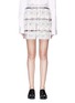 Main View - Click To Enlarge - THOM BROWNE  - Madras pouf tweed mini skirt