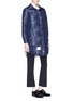 Detail View - Click To Enlarge - THOM BROWNE  - Detachable hood down puffer coat