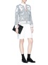 Figure View - Click To Enlarge - THOM BROWNE  - Mix motif intarsia cashmere cardigan