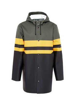 Main View - Click To Enlarge - STUTTERHEIM - Stripe colourblock unisex raincoat