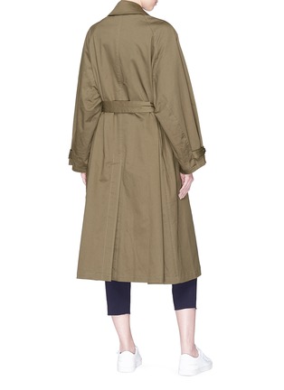 Back View - Click To Enlarge - BARENA - 'Vaghezza' belted twill trench coat