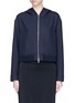Main View - Click To Enlarge - BARENA - 'Antonia' hooded cropped jacket