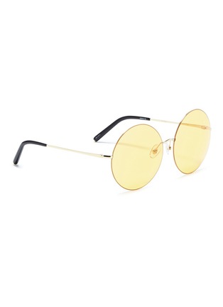 Figure View - Click To Enlarge - MATTHEW WILLIAMSON - Metal round sunglasses