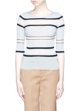 Main View - Click To Enlarge - MRZ - Stripe sweater