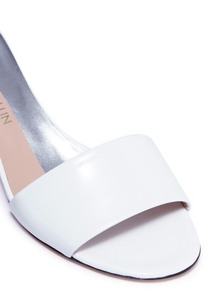 Detail View - Click To Enlarge - ALCHIMIA DI BALLIN - 'Anaxa' orb heel patent leather slide sandals