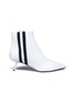 Main View - Click To Enlarge - ALCHIMIA DI BALLIN - 'Libra' sports stripe patent leather ankle boots