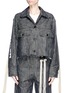 Main View - Click To Enlarge - SONG FOR THE MUTE - 'Wander' cropped denim jacket