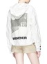 Back View - Click To Enlarge - SONG FOR THE MUTE - 'Wander Park' photographic print hooded jacket