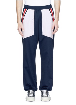 Main View - Click To Enlarge - 72951 - Colourblock twill track pants