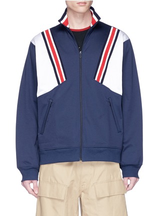 Main View - Click To Enlarge - 72951 - Colourblock twill track jacket