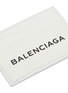 Detail View - Click To Enlarge - BALENCIAGA - 'Everyday' logo embossed leather card holder