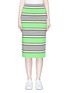 Main View - Click To Enlarge - MARC JACOBS - Stripe cashmere knit pencil skirt