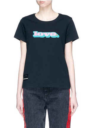Main View - Click To Enlarge - MARC JACOBS - 'Love' print T-shirt