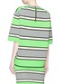 Back View - Click To Enlarge - MARC JACOBS - Stripe cashmere knit top