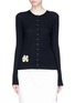 Main View - Click To Enlarge - MARC JACOBS - 'Daisy' jacquard Merino wool cardigan