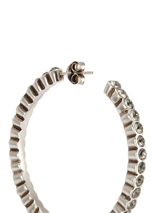 Detail View - Click To Enlarge - PHILIPPE AUDIBERT - Swarovski crystal hoop earrings