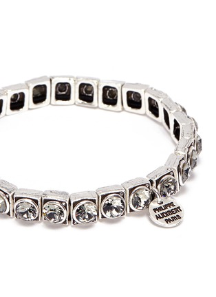 Detail View - Click To Enlarge - PHILIPPE AUDIBERT - 'Jeanne' Swarovski crystal elastic bracelet