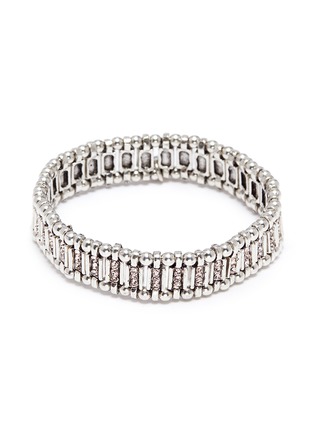 Figure View - Click To Enlarge - PHILIPPE AUDIBERT - 'Ava' mini Swarovski crystal bead elastic bracelet