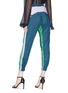 Back View - Click To Enlarge - ISABEL MARANT - 'Raruso' colourblock cropped track pants