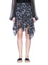 Main View - Click To Enlarge - ISABEL MARANT - 'Myles' floral print asymmetric silk voile skirt