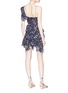 Back View - Click To Enlarge - ISABEL MARANT - 'Manda' one-shoulder floral print voile dress