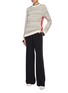 Figure View - Click To Enlarge - VICTORIA, VICTORIA BECKHAM - Stripe outseam sweater