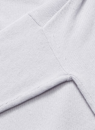  - THEORY - Cropped cashmere knit hoodie