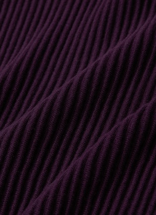  - VICTORIA, VICTORIA BECKHAM - Wool ottoman knit turtleneck dress
