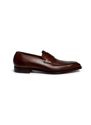 Main View - Click To Enlarge - GEORGE CLEVERLEY - 'George' leather penny loafers