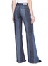 Back View - Click To Enlarge - SONIA RYKIEL - Stripe flared jeans