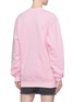 Back View - Click To Enlarge - FIORUCCI - Logo print oversized sweatshirt