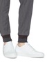 Figure View - Click To Enlarge - COMMON PROJECTS - 'Bball Low' leather sneakers