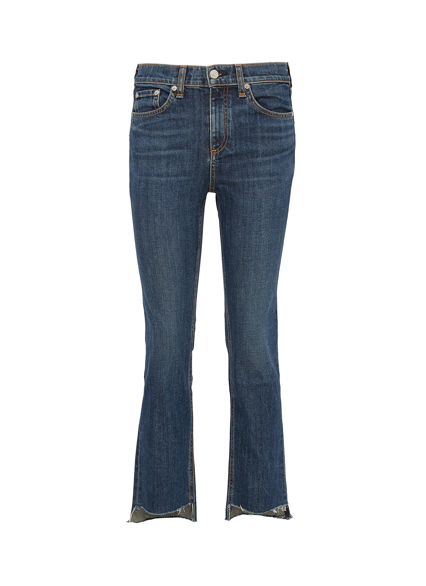 10 Inch Stovepipe staggered cuff jeans by Rag & Bone/Jean | Coshio ...