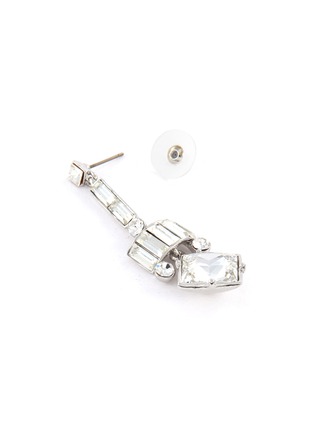 Detail View - Click To Enlarge - BUTLER & WILSON - Geometric embellished drop earrings
