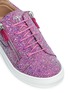 Detail View - Click To Enlarge - 73426 - Double zip glitter kids sneakers